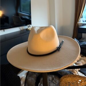 Lulus Into the Wild Cream Felt Fedora